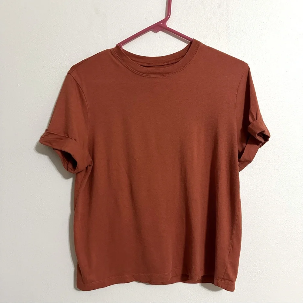 Women’s Shrunken Short Sleeve T-Shirt - Picture 1 of 6